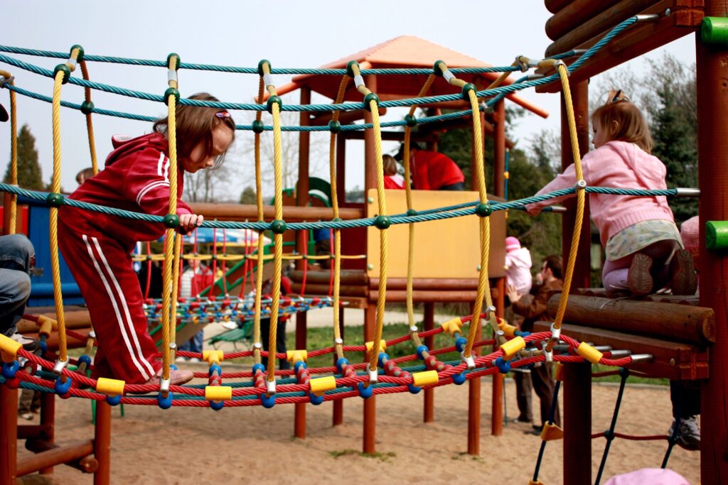 Jugar en el parque